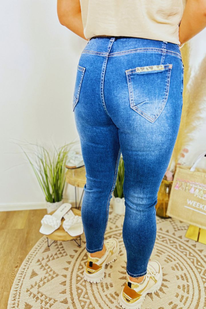 JEANS PATCHED - DEMIN