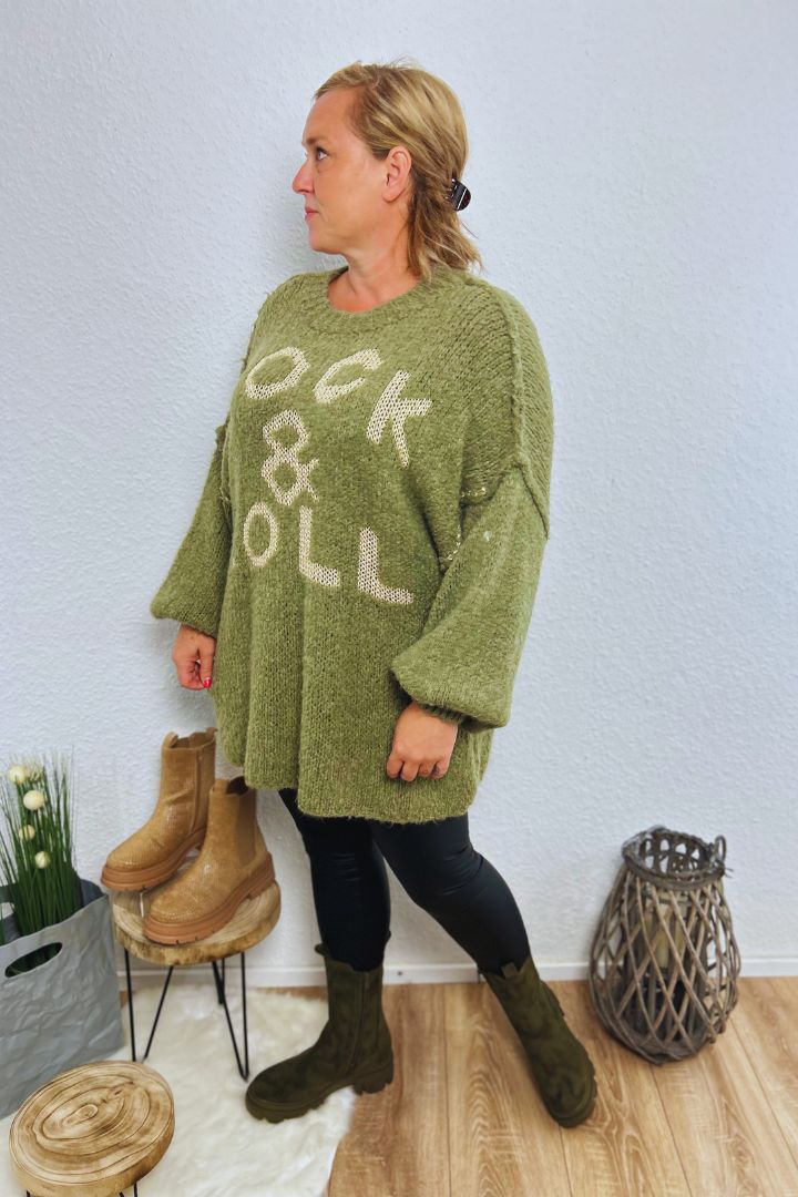 PULLOVER OVERSIZE ROCK ON - VERS.FARBEN