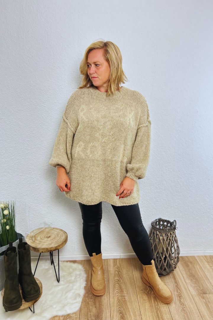PULLOVER OVERSIZE ROCK ON - VERS.FARBEN