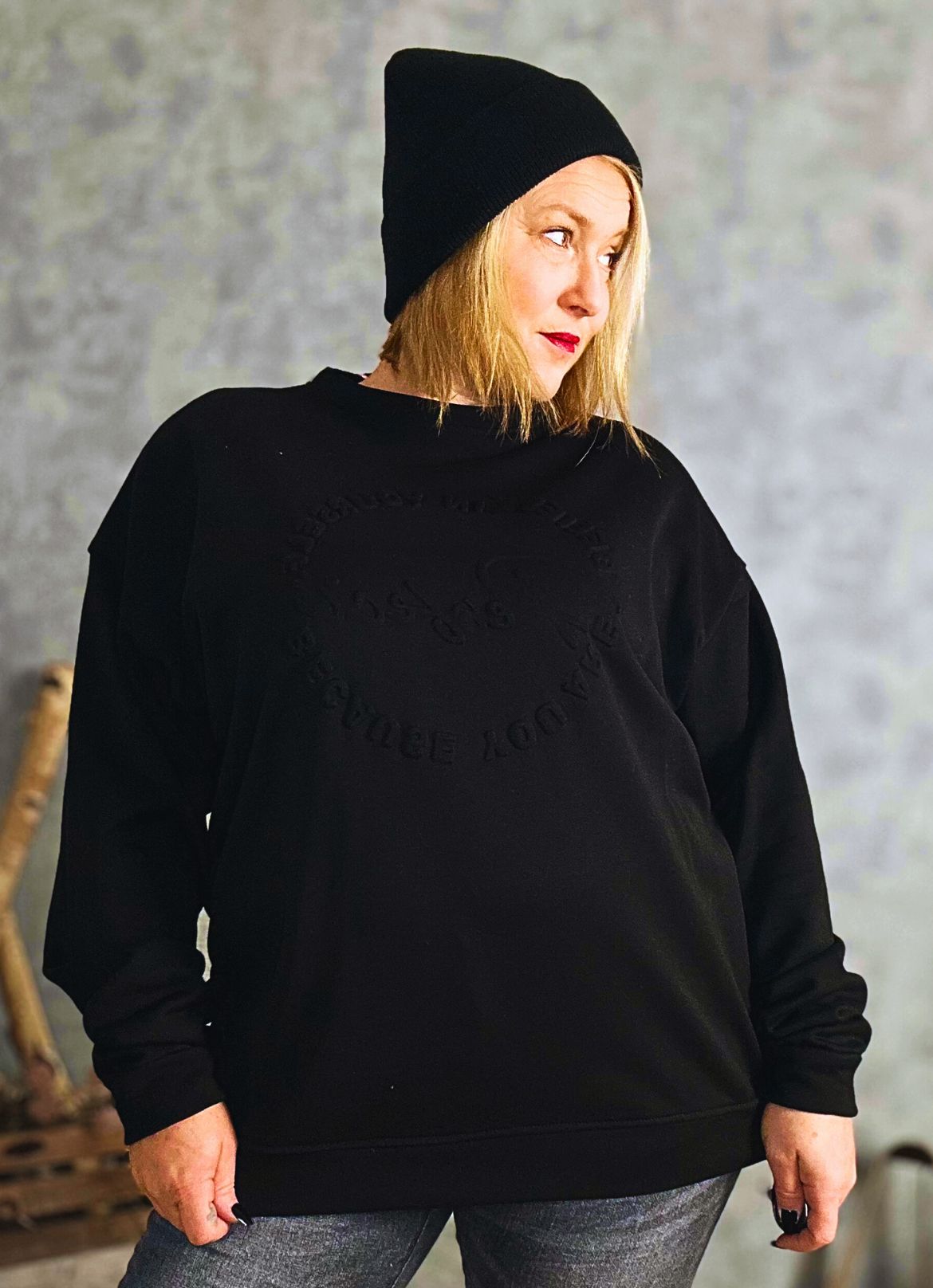 OVERSIZE SWEATER YOURSELF - VERS.FARBEN
